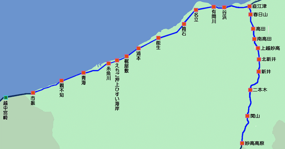 北陸線沿線マップ